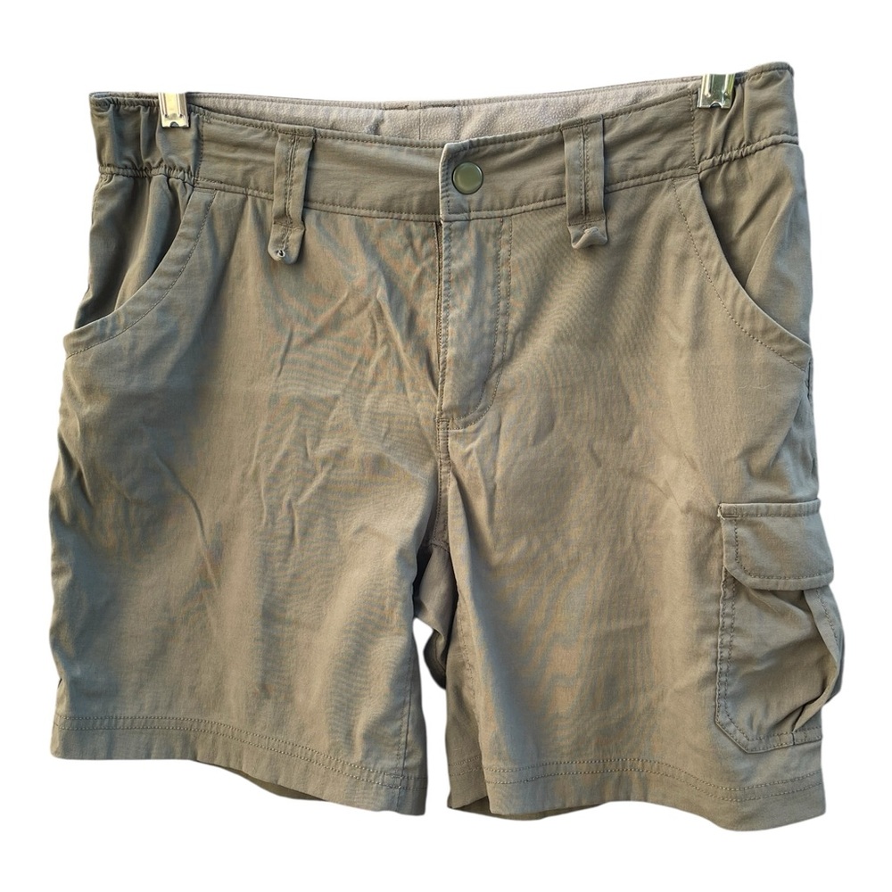 Duluth Trading Company Original 7 Inch Dry On The Fly Cargo Shorts Green Sz 6